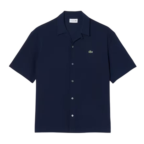 Lacoste - Hemd für Herren, Revere Kragen (Marine) - Image 2