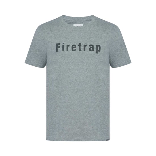Firetrap - T-Shirt für Herren, Baumwolle (Dunkelgrau meliert) - Image 1