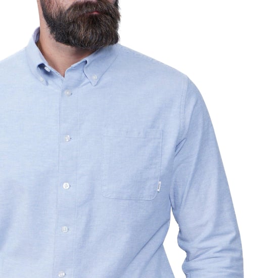 Firetrap - "Basic" Button-Down-Hemd für Herren, Oxford Baumwolle (Blau) - Image 4