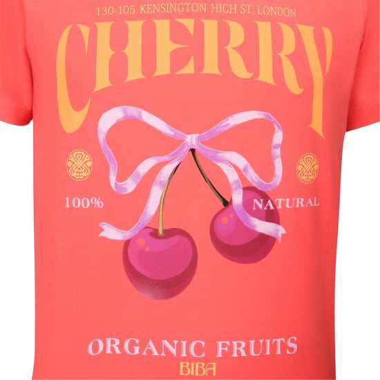 Biba - T-Shirt für Damen, Übergroß (Kirsche) - Image 3