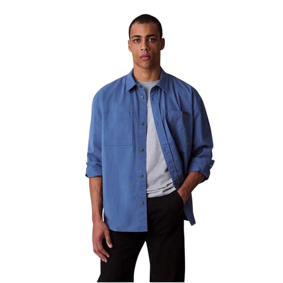 Calvin Klein - Hemd für Herren, Chambray-Stoff (Blau) - Image 2