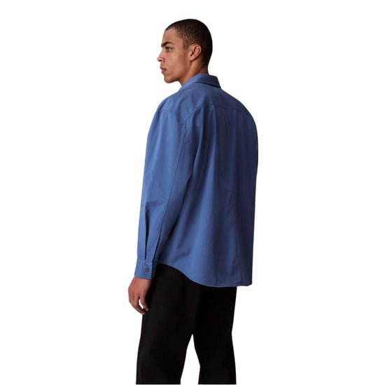 Calvin Klein - Hemd für Herren, Chambray-Stoff (Blau) - Image 3