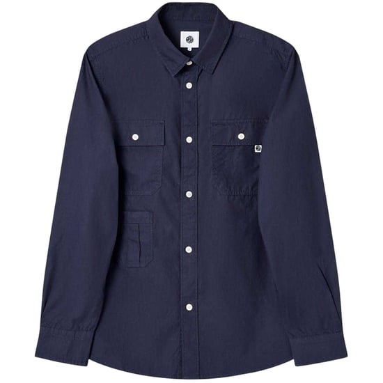 Pretty Green - "Brentwood" Hemd für Herren, Langärmlig (Marine) - Image 2