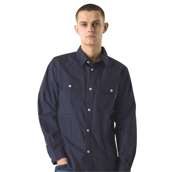 Pretty Green - "Brentwood" Hemd für Herren, Langärmlig (Marine) - Image 4