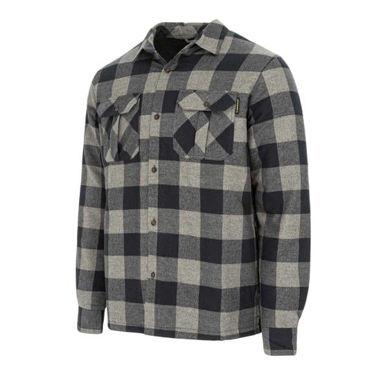 Dunlop - "Lumber" Hemd für Herren, Flanell (Grau/Schwarz) - Image 3
