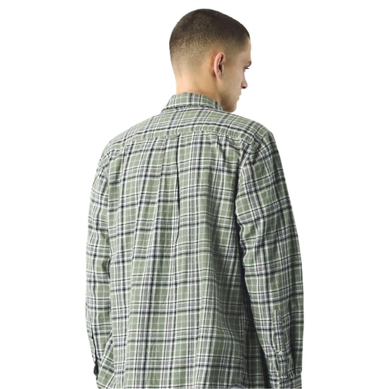 Pretty Green - "Thornley" Hemd für Herren, Langärmlig (Grün) - Image 3