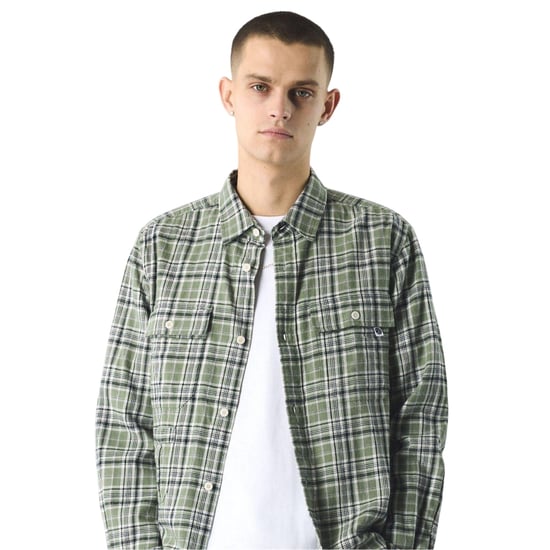 Pretty Green - "Thornley" Hemd für Herren, Langärmlig (Grün) - Image 4