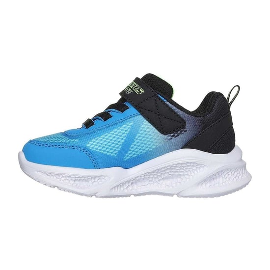Skechers - "S Lights Flex-Glow Bolt" Sneaker für Jungen, Leder (Blau/Schwarz) - Image 2