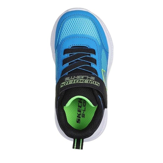 Skechers - "S Lights Flex-Glow Bolt" Sneaker für Jungen, Leder (Blau/Schwarz) - Image 3