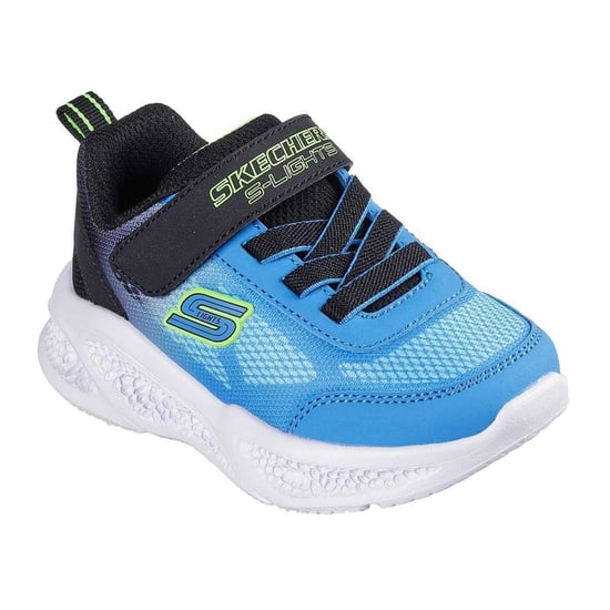 Skechers - "S Lights Flex-Glow Bolt" Sneaker für Jungen, Leder (Blau/Schwarz) - Image 4