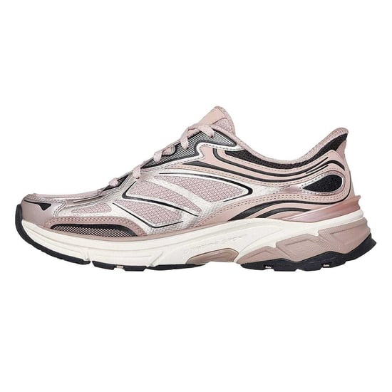 Skechers - Metallic Sneaker für Damen, Zum Reinschlüpfen, Flach (Rosa) - Image 2