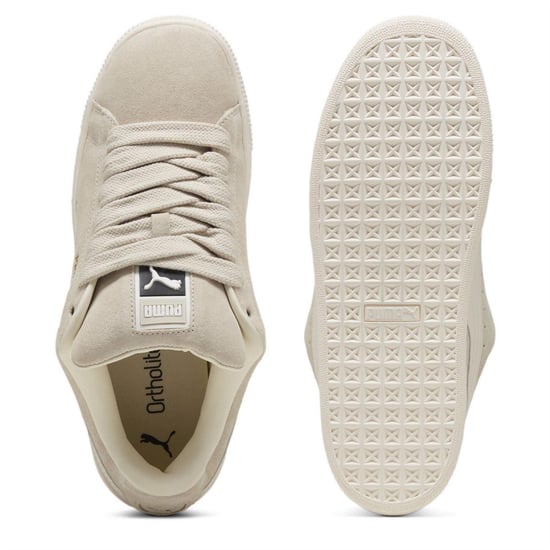 Puma - "XL Leo" Leo-Muster Sneaker für Damen, Wildleder (Alpen Weiß) - Image 3