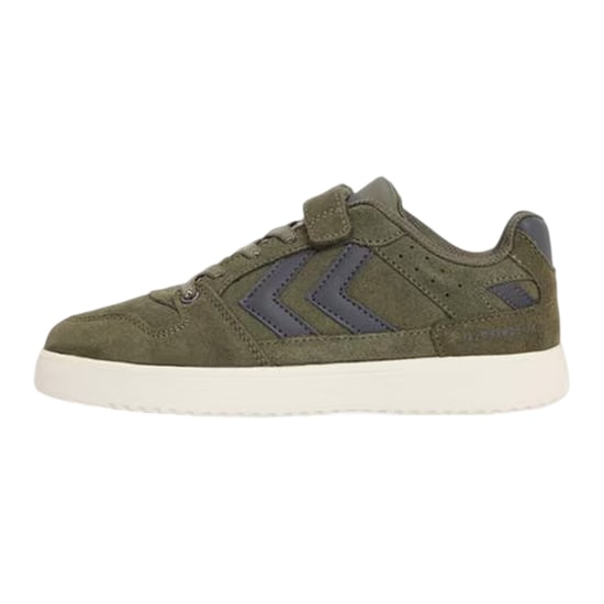 Hummel - Dreieck Sneaker für Kinder, Wildleder (Oliv) - Image 2