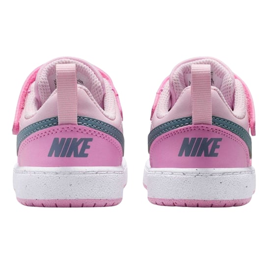 Nike - "Court Borough" Sneaker für Kinder, Leder (Pink/Grau) - Image 2
