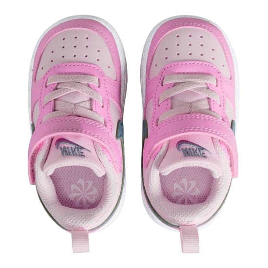 Nike - "Court Borough" Sneaker für Kinder, Leder (Pink/Grau) - Image 4