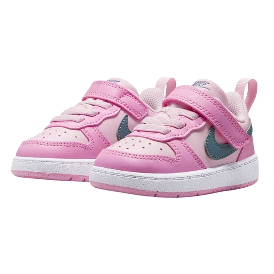 Nike - "Court Borough" Sneaker für Kinder, Leder (Pink/Grau) - Image 5
