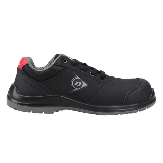 Dunlop - "First One Adv-Evo" Sicherheitsschuhe für Herren, Aktion Leder, niedrig geschnitten (Schwarz/Rot) - Image 1
