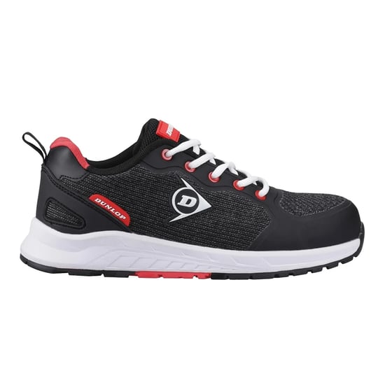 Dunlop - "T-Max" Logo Sicherheitsschuhe für Herren (Schwarz/Rot) - Image 1