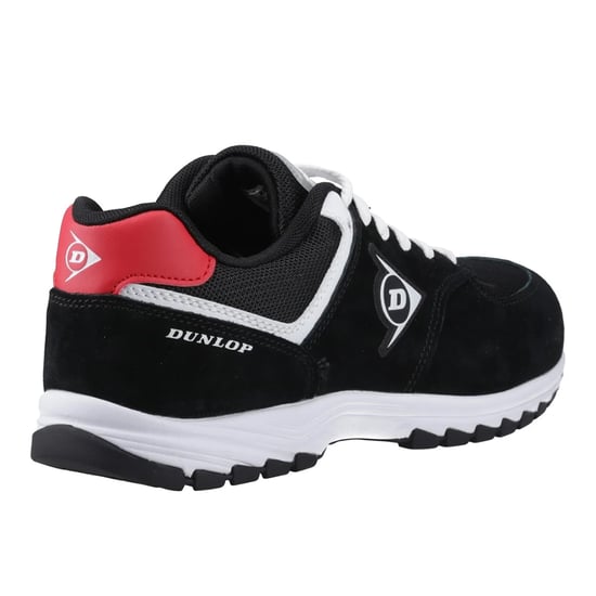 Dunlop - Pfeil Sicherheitsschuhe für Herren, Leder (Schwarz/Rot/Weiß) - Image 2