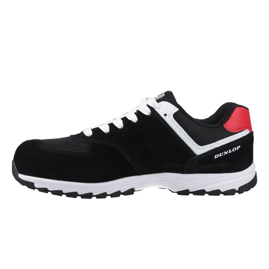 Dunlop - Pfeil Sicherheitsschuhe für Herren, Leder (Schwarz/Rot/Weiß) - Image 3