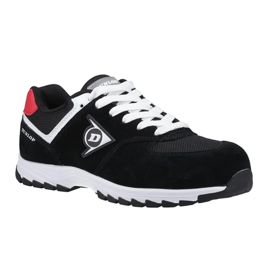 Dunlop - Pfeil Sicherheitsschuhe für Herren, Leder (Schwarz/Rot/Weiß) - Image 5