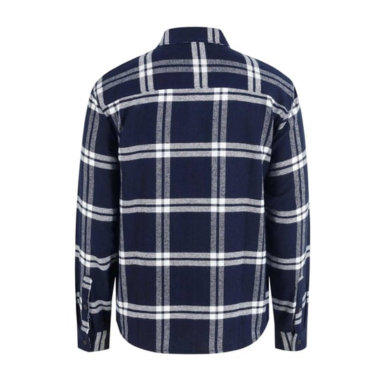 SoulCal - Shacket für Herren, Durchgehender Reißverschluss, Flanell, Langärmlig (Marine) - Image 2