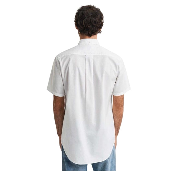 Gant - Hemd für Herren, Popelin, Klassisch, kurzärmlig (Weiß) - Image 3