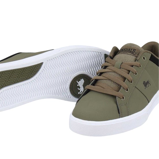 Lonsdale - "Latimer" Sneaker für Herren, Leder (Khakigrün) - Image 4