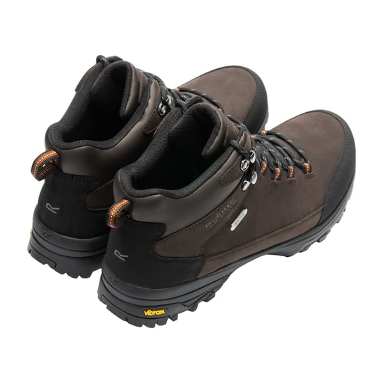 Regatta - "Burrell" Wanderstiefel für Herren, Leder (Schwarzbraun) - Image 2