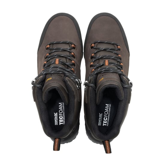Regatta - "Burrell" Wanderstiefel für Herren, Leder (Schwarzbraun) - Image 4