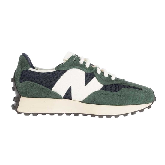 New Balance - "327" Sneaker für Herren, Wildleder, Keilabsatz (Grün) - Image 1