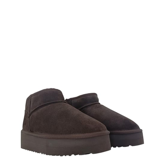 Jack Wills - Stiefeletten für Damen, Wildleder, Plattform-Absatz (Schokolade) - Image 3