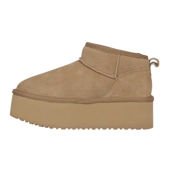 Jack Wills - Stiefeletten für Damen, Wildleder, Plattform-Absatz (Sand) - Image 3