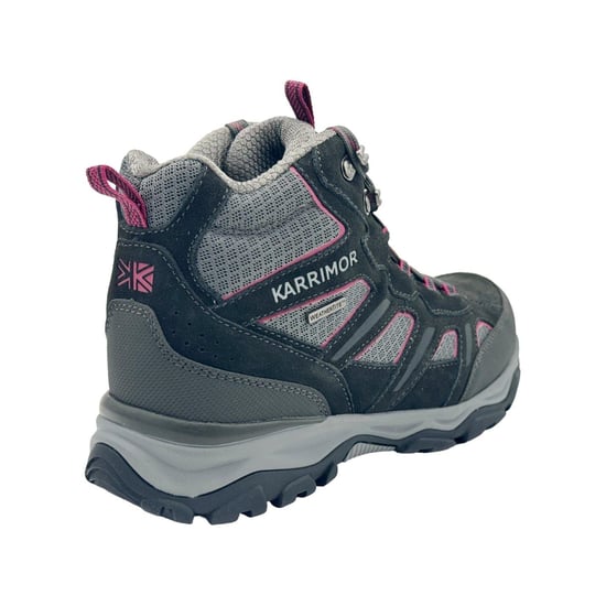 Karrimor - "Mount" Wanderstiefel für Damen, Wildleder, Wasserfest (Schwarz/Pink) - Image 2