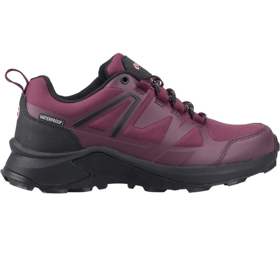 Cotswold - "Horton" Wanderschuhe für Damen, recyceltes Material, niedrig geschnitten (Burgunderrot) - Image 1