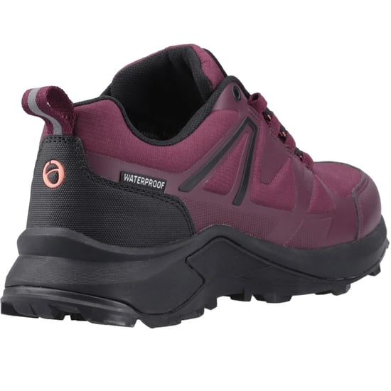 Cotswold - "Horton" Wanderschuhe für Damen, recyceltes Material, niedrig geschnitten (Burgunderrot) - Image 2