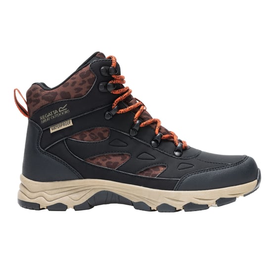 Regatta - "Vendora" Leopard Wanderstiefel für Damen, Kunststoff (Schwarz) - Image 2