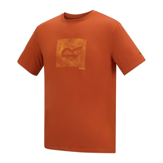 Regatta - "Fingal" T-Shirt für Herren, Logo, Stretch (Rooibos Tee) - Image 4