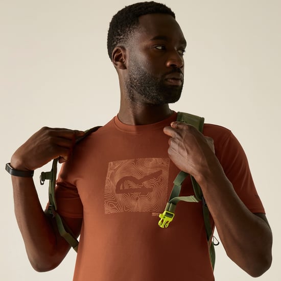 Regatta - "Fingal" T-Shirt für Herren, Logo, Stretch (Rooibos Tee) - Image 6