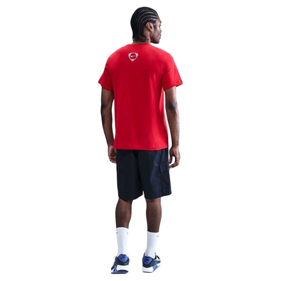Nike - "Total 90" T-Shirt für Herren (Rot/Weiß) - Image 3