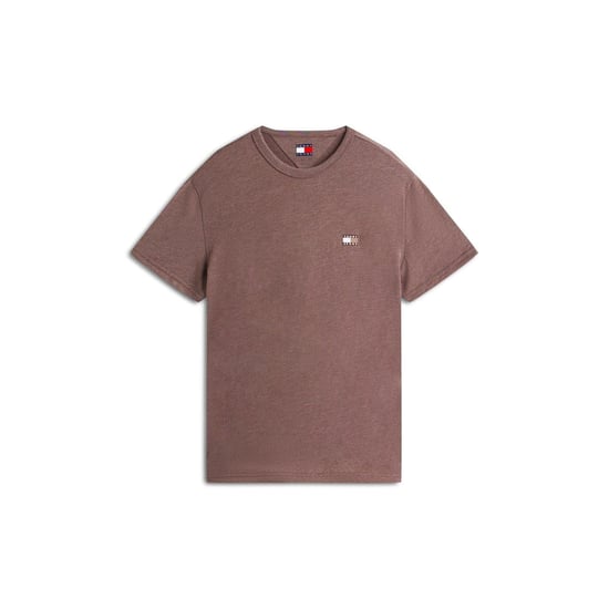 Tommy Jeans - T-Shirt für Herren,Abzeichen (Walnussbraun) - Image 1