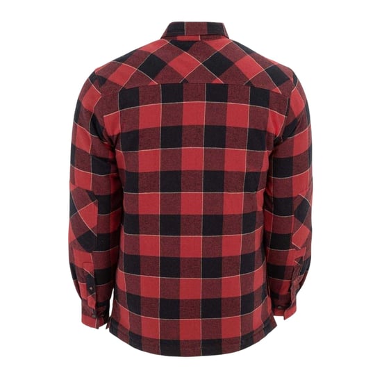 Dunlop - "Lumber" Hemd für Herren, Flanell (Rot/Schwarz) - Image 2