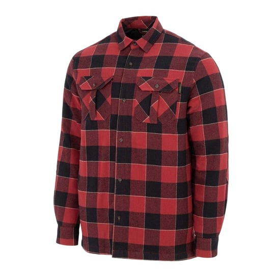 Dunlop - "Lumber" Hemd für Herren, Flanell (Rot/Schwarz) - Image 3