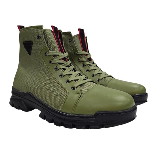 Firetrap - "Lucas" Springerstiefel für Herren, Leder (Hellgrün) - Image 5