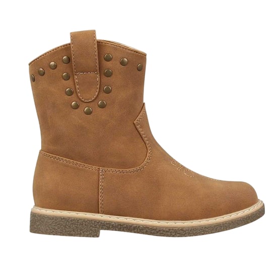 Miso - "Jolene" Cowboystiefel für Mädchen, Leder (Hellbraun) - Image 1