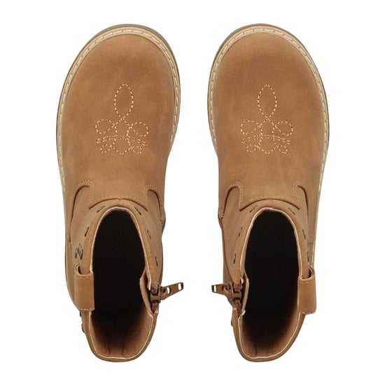Miso - "Jolene" Cowboystiefel für Mädchen, Leder (Hellbraun) - Image 3
