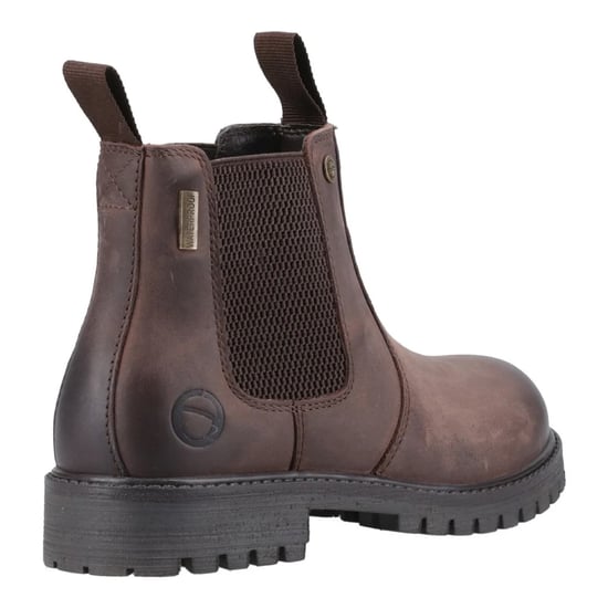 Cotswold - "Aston" Dealer-Stiefel für Kinder, Vollnarbenleder, Aufziehen (Braun) - Image 2
