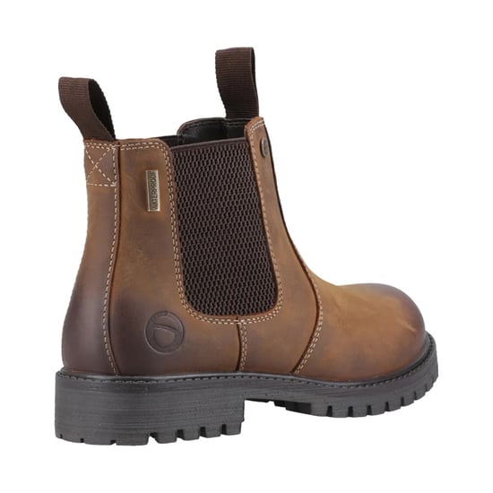 Cotswold - "Aston" Dealer-Stiefel für Kinder, Vollnarbenleder, Aufziehen (Hellbraun) - Image 2