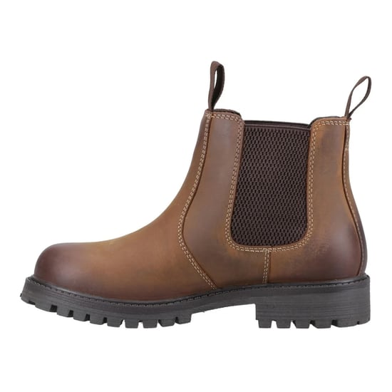 Cotswold - "Aston" Dealer-Stiefel für Kinder, Vollnarbenleder, Aufziehen (Hellbraun) - Image 3