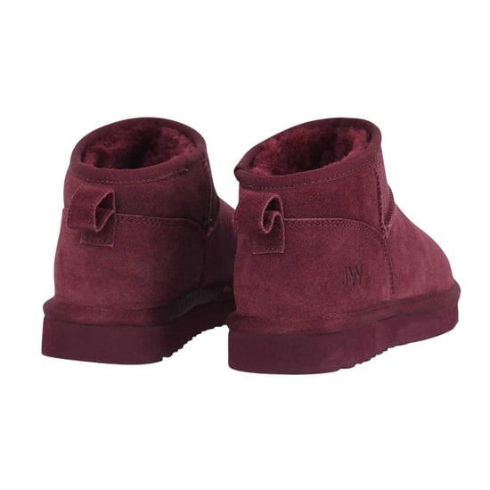 Jack Wills - Stiefel für Damen, Leder (Burgunderrot) - Image 2